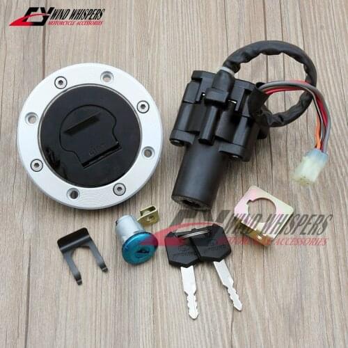 Motorcycle Lock Ignition Switch Fuel Tank Gas Cap Seat Lock Key Set For Suzuki GSX1300R GSXR1300 Hayabusa 1999-2007