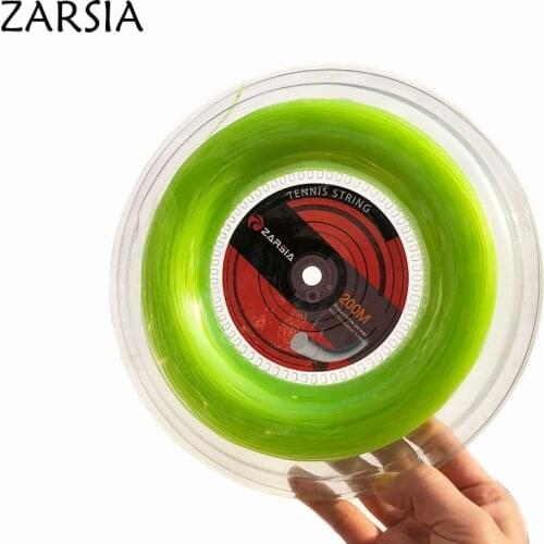 1 Reel ZARSIA Nylon tennis string Elastic 60lbs tennis rackets string soft durable tennis strings 1.30mm