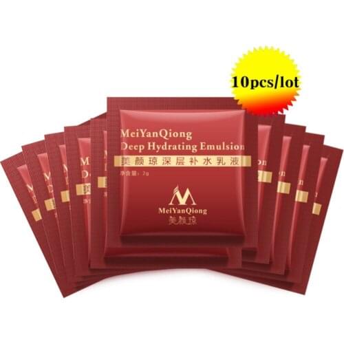 10 Packs Deep Hydrating Emulsion Hyaluronic Acid Moisturizing Brightening Beauty Face Cream Pro