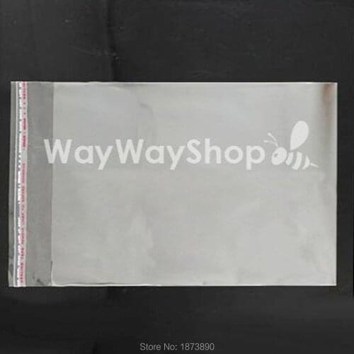 200 PCS High Quality DVD Plastic Bag 25 & 30Mil Wrap Plastic Clear Sleeves