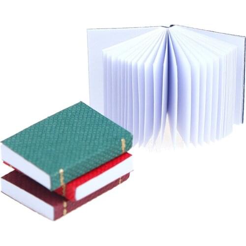 4pcs/set 1/12 Dollhouse Miniature Mini Books Model Furniture Accessories