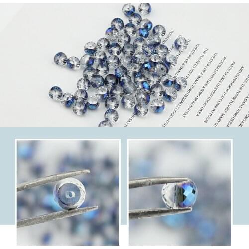6mm Austria Spacer Rondelle Crystal Beads loose crystal beads Loose Facet Glass colorful Beads for jewelry making DIY