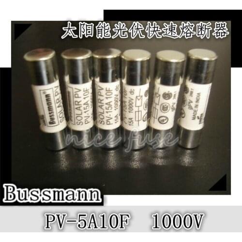 Bussman Bussmann PV Fast-Acting original imported electronic fuse PV-5A10F 1000V 10 * 38