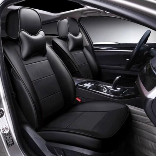 Custom Automobiles Seat Covers for Subaru XV 2020 2019 Seats Cover Set Cowhide & PVC Leather Cars Protectors Cushion Accessories