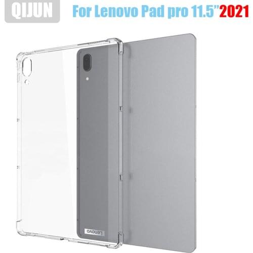 Tablet case for Lenovo Tab Pad Pro 11.5" 2021 Silicone soft shell Airbag cover Transparent protection funda for Xiaoxin pad pro