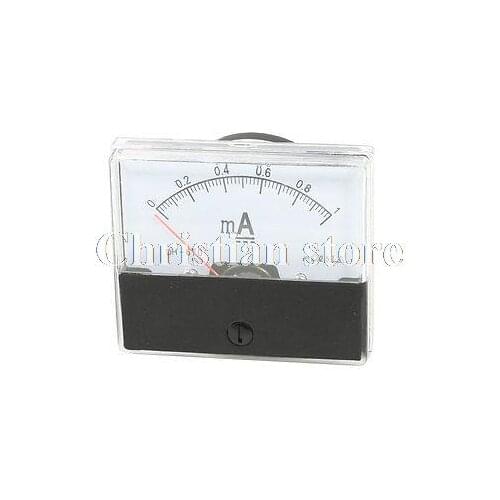 DC 1mA Analog AMP Current Panel Meter Ammeter DH-670