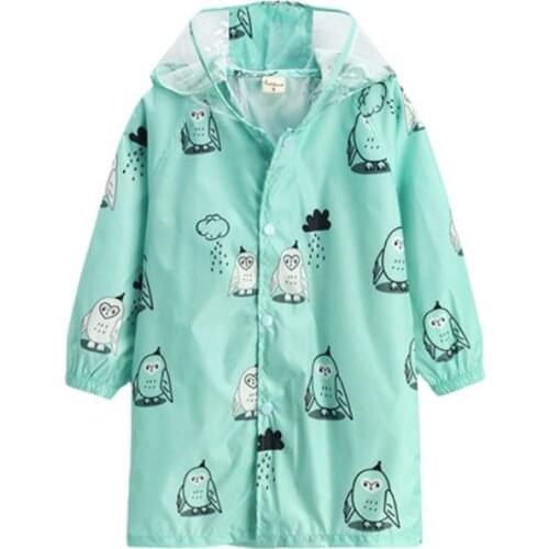 Outdoor Boys Girls Kids Rain Coat Poncho Hat Lightweight Children Cartoon Longrain Coat Suit Waterproof Suit Rain Partner Gift