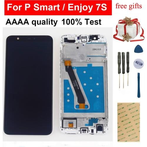 For Huawei P Smart LCD Display For Huawei Enjoy 7S LCD Display FIG-LX1 / FIG-L21 Touch Screen Digitizer Sensor Assembly Frame