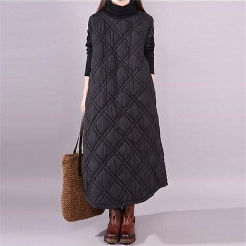 M- 6XL 7XL 2019 New Women Winter Jacket Cotton Padded Ladies Autunm Long Coats Parka plus size Womens black Jackets