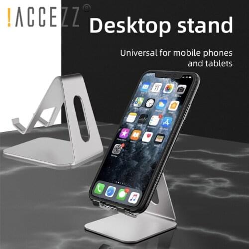 !ACCEZZ Desk Stand Universal Desktop Phone Holder For iPhone 11 Pro 8 Samsung Huawei Bracket For ipad mini Xiaomi Tablet Support