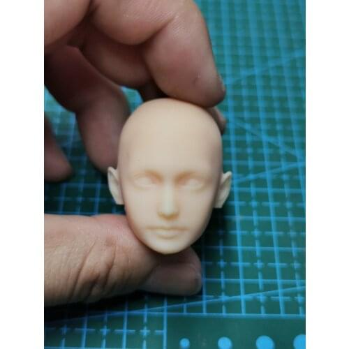 1/6 Scale the Final Fantasy Lunafreya Nox Fleuret Unpainted Head Model for 12''Body DIY