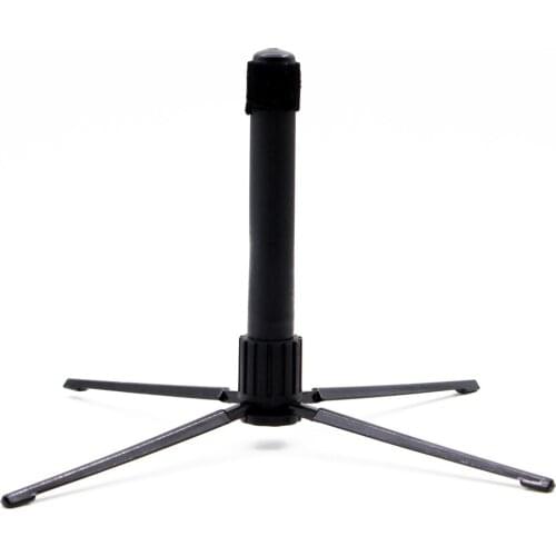 New Portable Foldable Western Concert Flute Tripod Holder Stand with 4 Metal Legs Detachable Portable Foldable