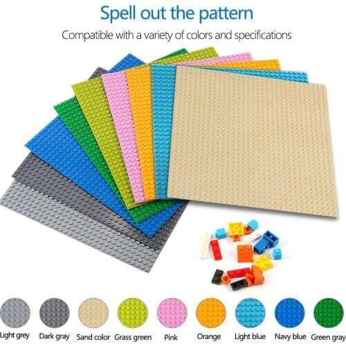 32*32 Dots Plastic Blocks Base Plates Pink Juguetes Compatible City Classic Mini Building Bricks Baseplates Kids Childrens Toys