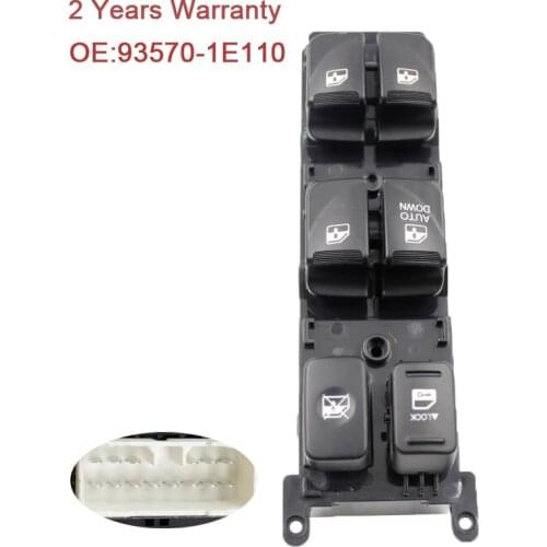 93570-1E110 93580-1E001 Master Power Control Window Switch for Hyundai Accent 2007-2008 93580-1E001 935701E110