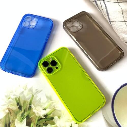 Transparent Shockproof Bumper Phone Case For iPhone 12 Pro Max 11 XsMax XR 7 8 Plus SE2020 Full Protection Clear Soft Back Cover