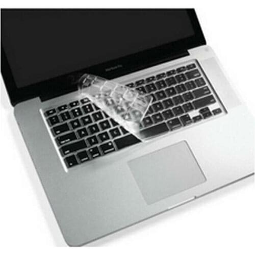 Transparent clear Silicone Keyboard Cover Skin sticker film for all apple MacBook Pro air 13" 15" 17" US standard layout