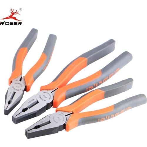 RDEER Electric Combination Pliers 6"/7"/8"Cutting Pliers Alicate Wire Cutter Hand Tools