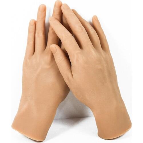 Sexy Silicone Hand Mannequin Hand Model Men Flexible On Sale Teaching Of Medical Painting
