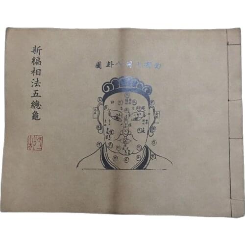 Chinese Line Binding Old Books Of Eight Diagrams