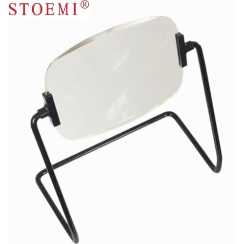 STOEMI 2X Trestle Stand Magnifier 7721 for Watching News Papper Stamps Pictures Museum Oberservation