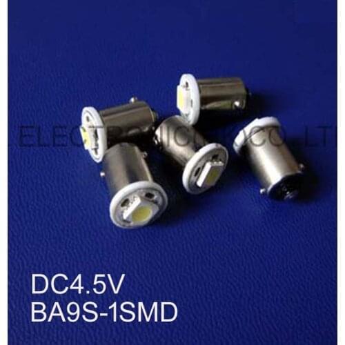 High quality 4.5V BA9s LED Indicator Lamp,BAX9s T4w T11 1815 1895 4.5V Led Light,5V Led Signal Light T4W free shipping 10pcs/lot