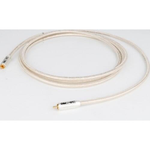 XLO HT4 Silver plated 75OM audio Digital coaxial RCA interconnect Cable with Gold plated RCA plug