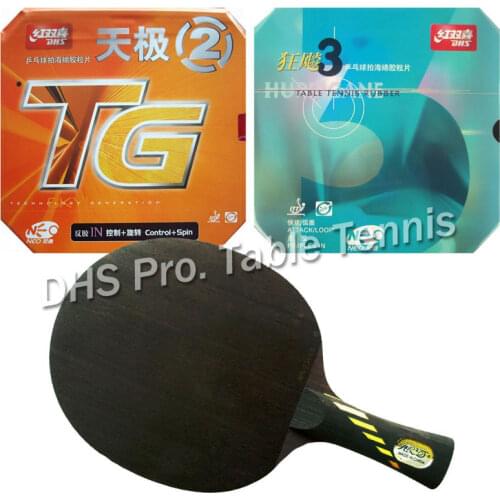 YINHE Galaxy MC-2 with DHS NEO Hurricane 3 and NEO Skyline TG2 shakehandlong handle FL