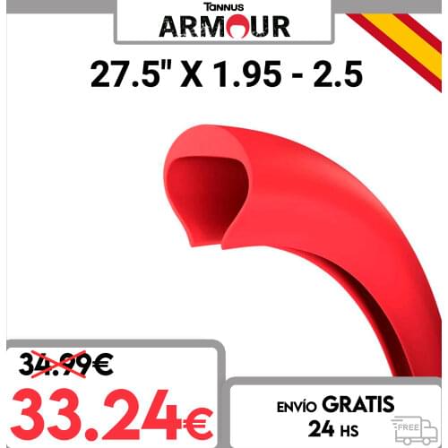 Tannus Armour 27,5 "x 1,95 - 2,5 Puncture Proof, Semi-Mousse, Foam Insert, Inner Tube, Total Protection, Bicycle, 1 unit