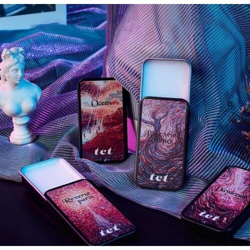 1pc Eau De Parfum 10g Unisex Soild Perfume Portable Box Flower Fruit Fragrance Floral Cream Female Parfum Metal Casing