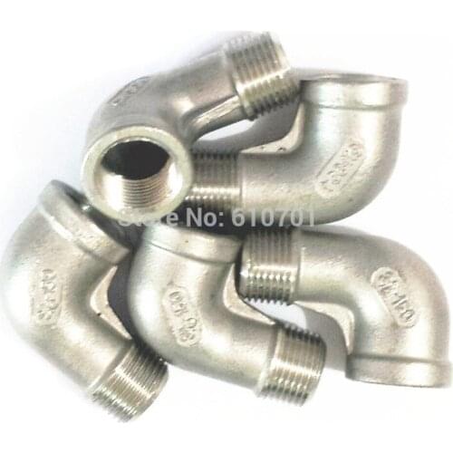 3/8"Female x 3/8"Male street Elbow Threaded Pipe Fitting Stainless Steel 304 BSP