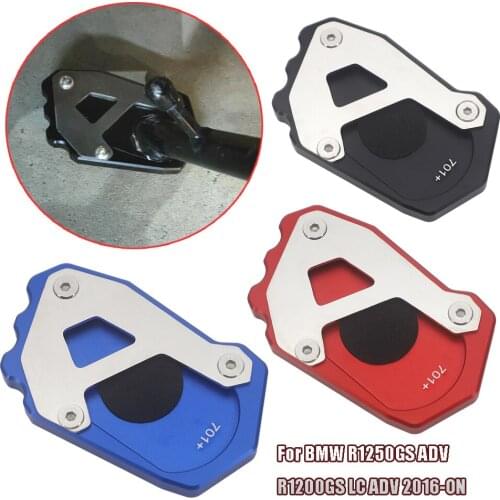 2016-ON Motorcycle Accessories Kickstand Foot Side Stand Extension Pad Support Plate For BMW R1250GS ADV R1200GS LC ADV