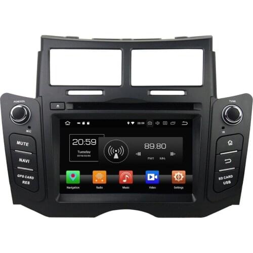 Android 8.0 Car Radio DVD GPS for Toyota YARIS 2005 2006 2007 2008 2009 2010 2011 4GB RAM Bluetooth WIFI USB DVR 32GB ROM