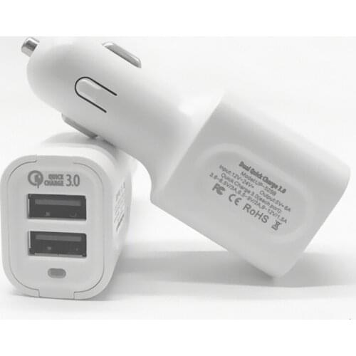 For Quick Charge 3.0 Charger 36W Dual USB QC3.0 Car Fast Charger For SAMSUNG S10+ S9 Note 9 8 S6 7 8 Edge Plus HUAWEI P9 LG G5 6