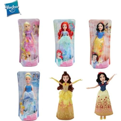 Hasbro Frozen Princess Snow White Cinderella Mulan Dolls Girls Toy Birthday Gift Fashion Anime Action Figures Princess Dolls Toy