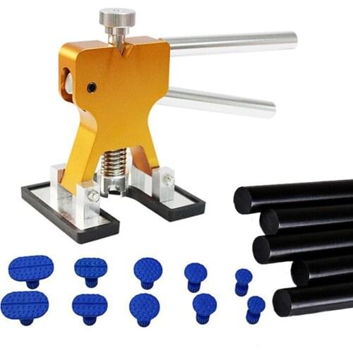 Car Dent Repair Tools Car Body Dent Removal Kits Body Dent Puller Removal Kits With 5pcs Glue Puller Tabs Black Glue Sticks
