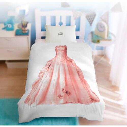 2/3 Piece Printed Bedding Set Soft Multicolor Brushed Quilt Cover Pillowcase Large King Size Bedding Creative Quilt Cover