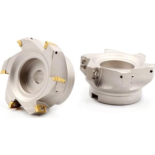 BAP400R 50-22-4T 63-22-4T Rigid Body Clamped Machining Cutting End Mill Shank Shoulder Right Angle Milling Cutter Tool