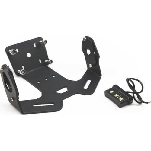 Motorcycle Rear License Plate Holder Frame Bracket with LED Light for Yamaha MT-15 MT15 MT 15 2019-2020