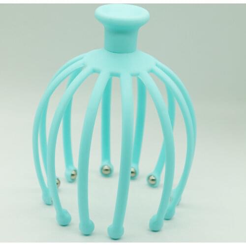 1PC Head claw Massager Body Massager Octopus Head Scalp Neck Equipment Stress Release Relax Massage Relief Care Massage