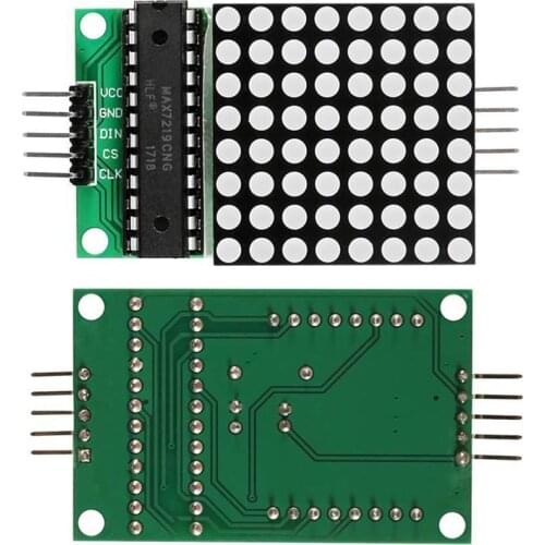 2 PCS/LOT MAX7219 8*8 Dot Matrix Module Microcontroller Module Display Module MCU LED Display Control Module For Arduino 5V