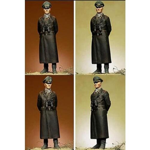 New Unassembled 1/16 Resin Figure Model Kit Admiral stand Figures Resin Kit DIY Toys Unpainted kits