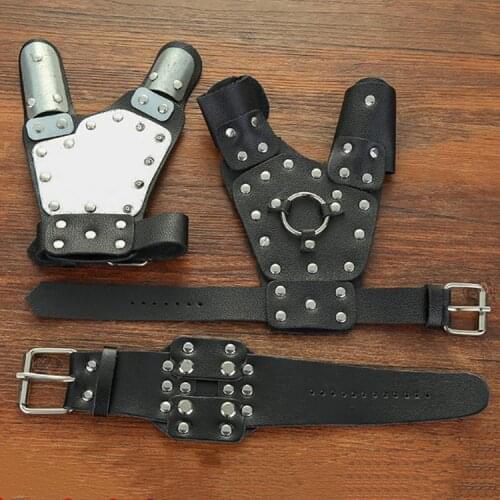 2020 new slingshot catapult hunting shooting fish protection hand gloves left / right hand protection hand