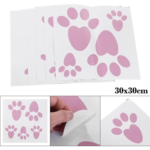Easter Egg Hunt Bunny Feet Rabbit Footprint Paw Print Foot Craft Game Kids Home Sets Supplies