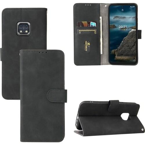 For Nokia XR20 Luxury Flip Skin Texture PU Leather Card Slots Wallet Stand Case For Nokia XR20 XR 20 Phone Bag
