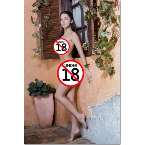 Modern Wall Art Unframed Canvas Painting Beauty Supermodel Young Girl Posters and Prints For Room Decor