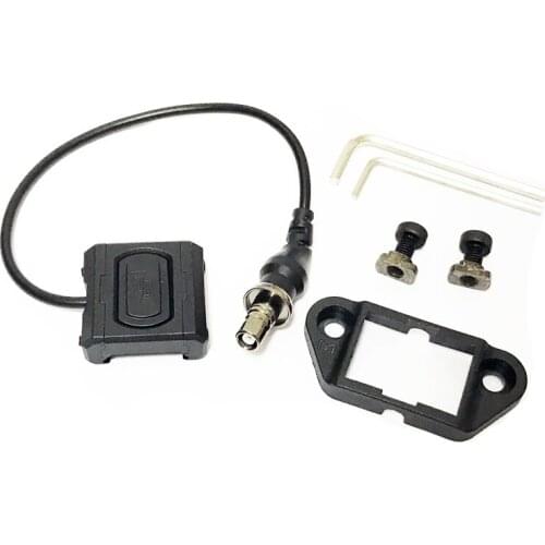 Tactical ModButton Pressure Lite Remote Switch Mlok Keymod 20mm Rail M300 M600 Airsoft Gun Weaponlight Flashlight Switch