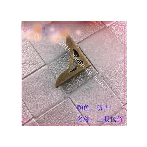 32MM*32MM*4MM Advertising copy type angle hardcover print books recipes corner photo album metal angle corner hardware DIY