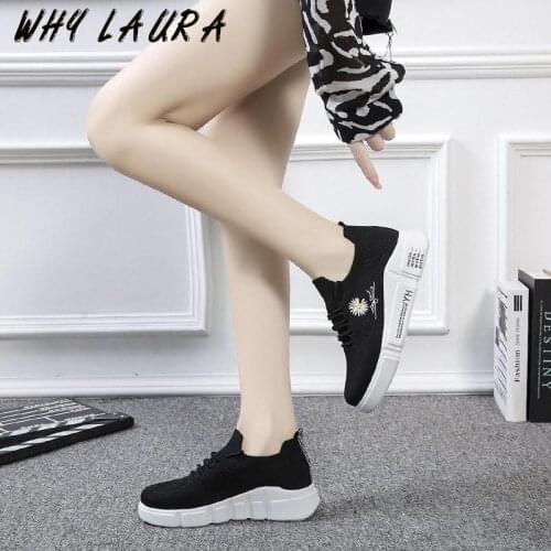 Women Running Shoes Women Sneakers Leisure Sneakers Mesh Faces Breathable Thin Style Women Spring Sneakers Women Daisies Sneaker