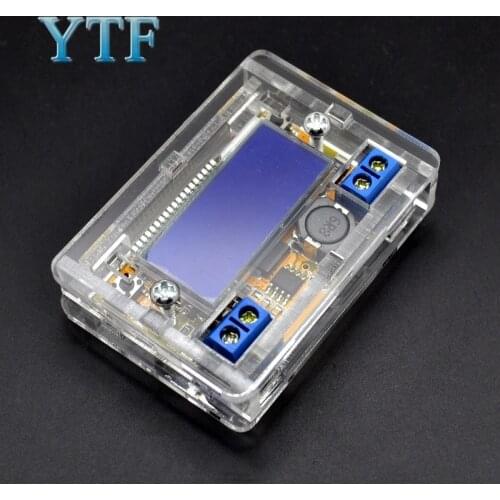 LCD Adjustable Power Step-down Module DC-DC Stepdown Charge DIY Kit LED Driver for Voltmeter Ammeter Peak Current Adjustment