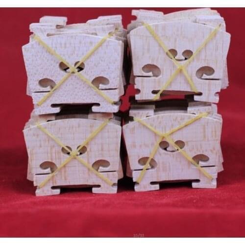 200 pcs most solid flame maple wood 4/4 violin bridges dried in the open air 20 years parts accessories fittings